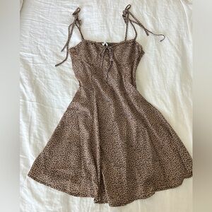 DISSH cheetah mini dress